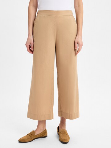 MORE & MORE Slimfit Hose ' ' in Beige: Vorderseite