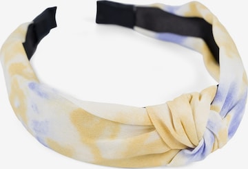 styleBREAKER Haarschmuck 'Stoff Haarreif Batik Farbverlauf' in Gelb: Vorderseite