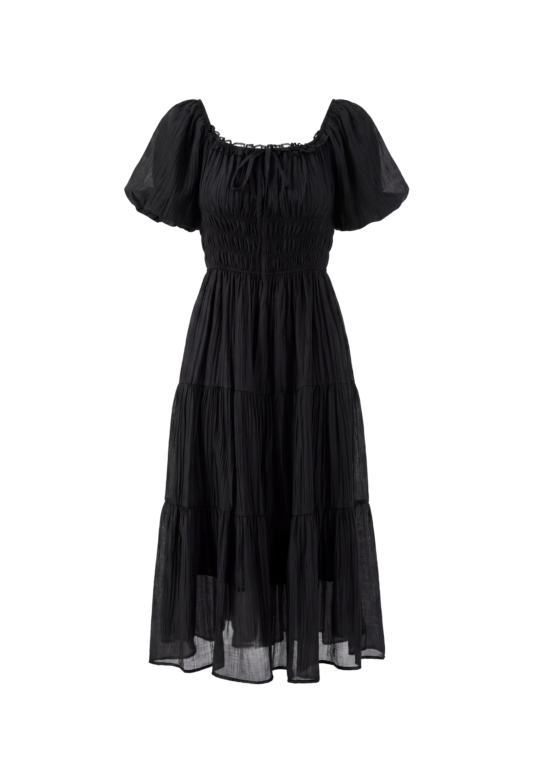 Robe IZIA en noir : devant