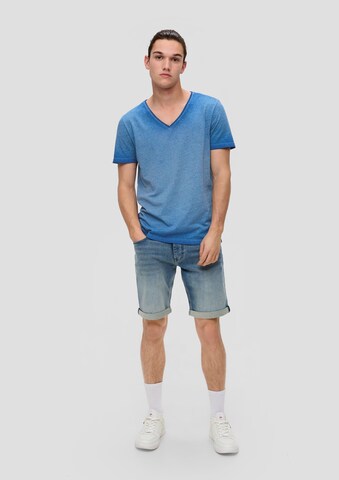 QS T-Shirt in Blau