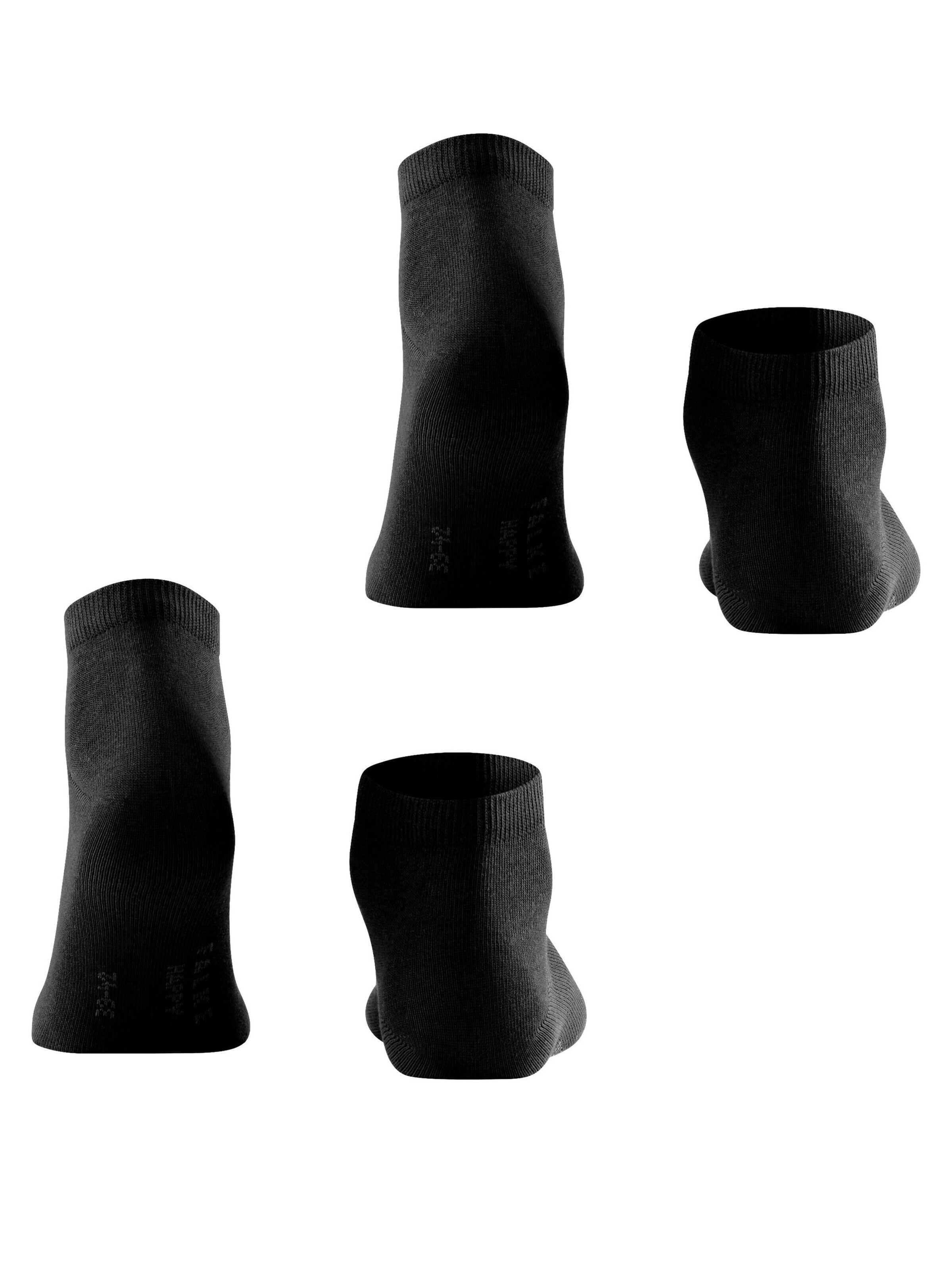 FALKE Socken 'Happy 2-Pack'‌‌‌‌‌ in Schwarz