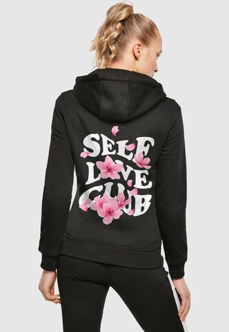 Sweat-shirt 'Self Love Club' Mister Tee en noir : devant