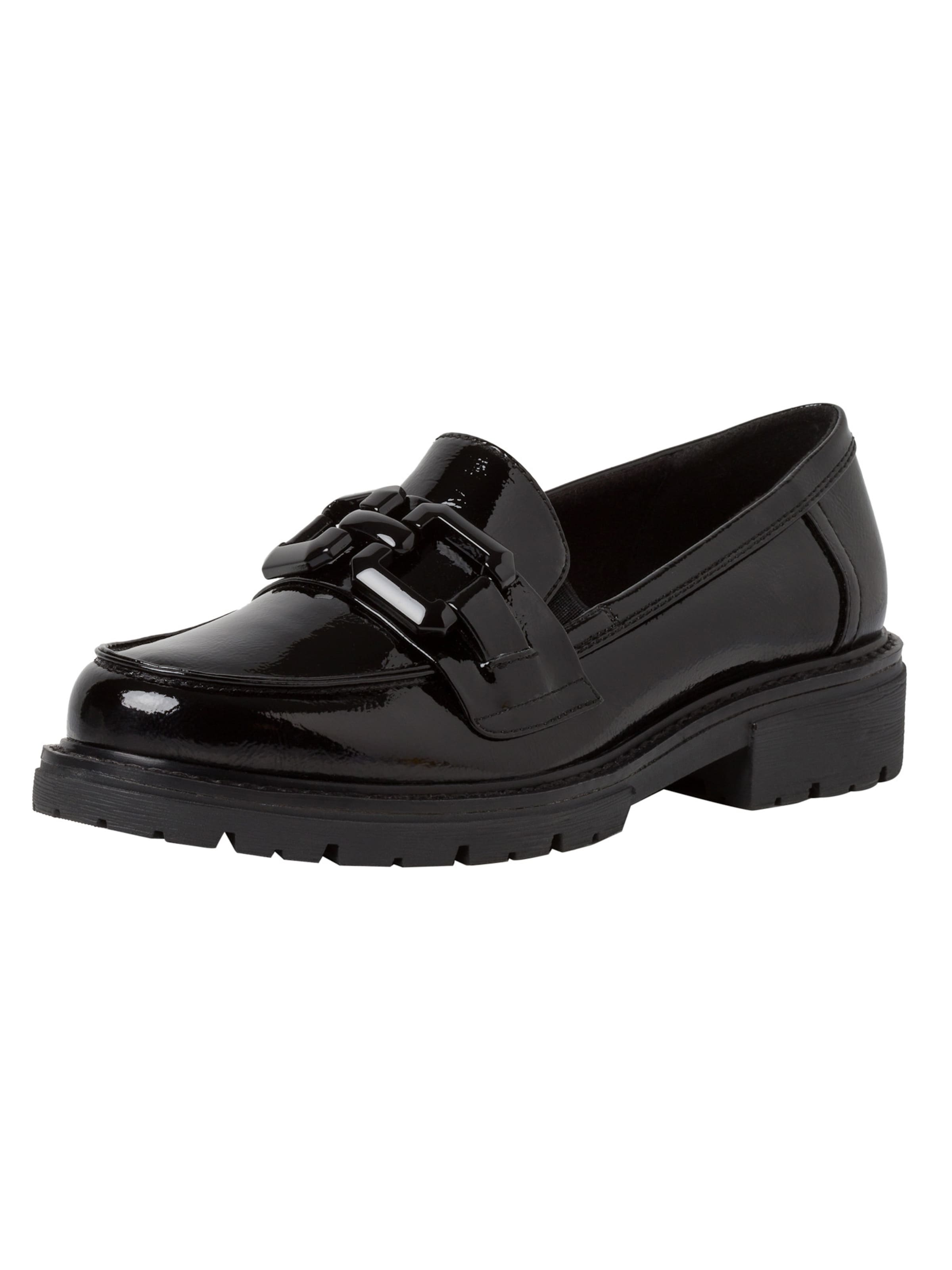 JANA Classic Flats in Black: front