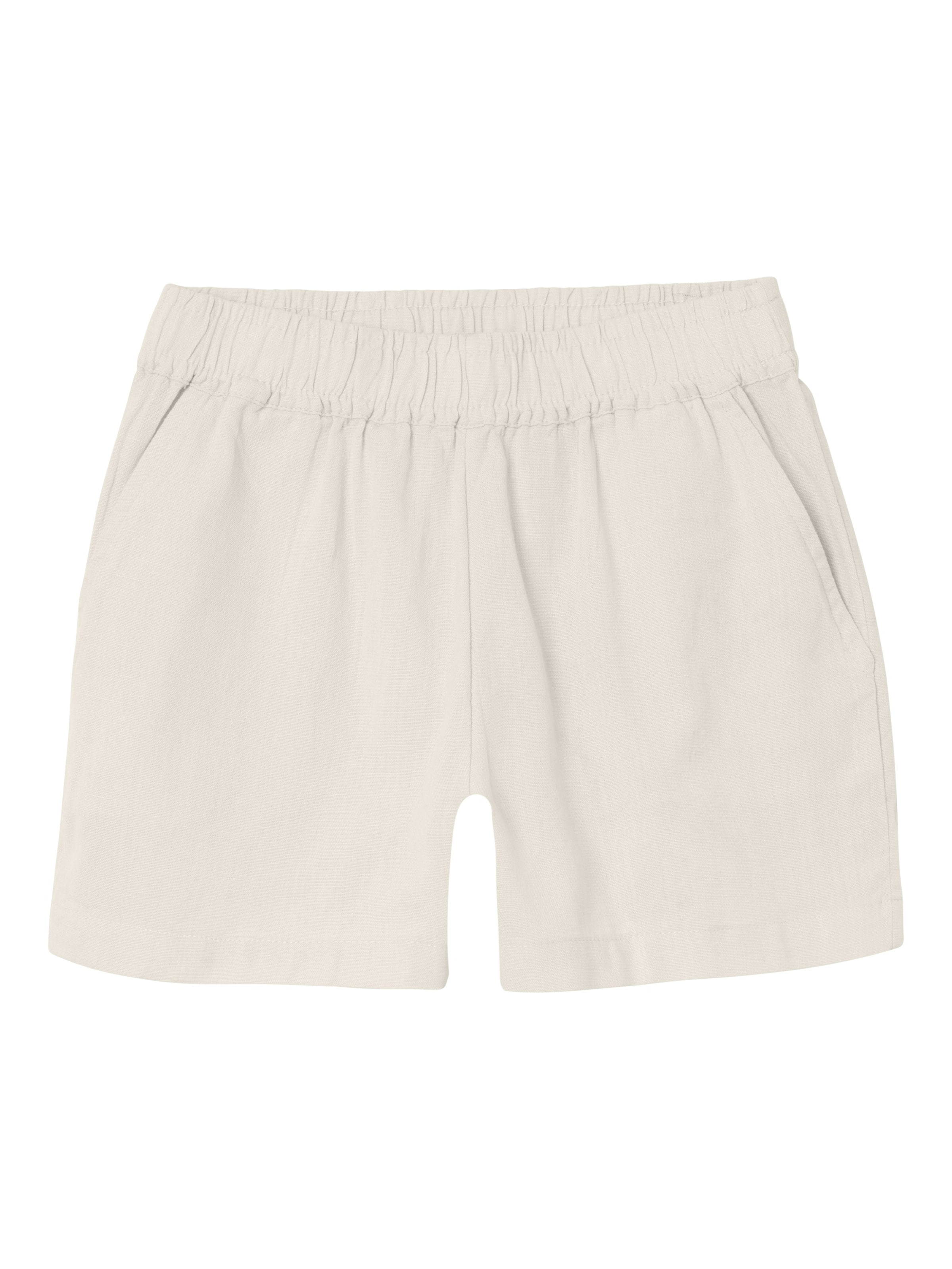 NAME IT regular Παντελόνι 'NKFFALINNEN' σε λευκό: μπροστά