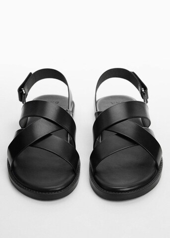 MANGO MAN Sandals 'Romana' in Black