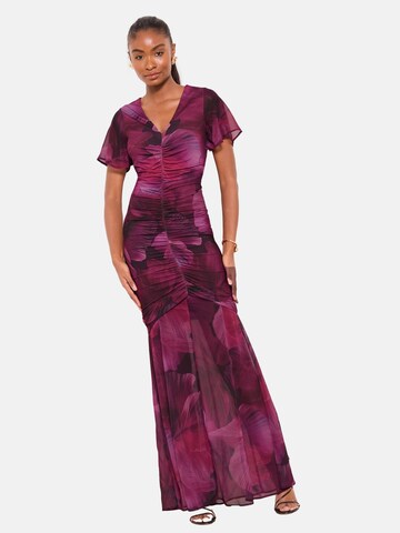 Rochie de seară de la Lipsy pe roz: față