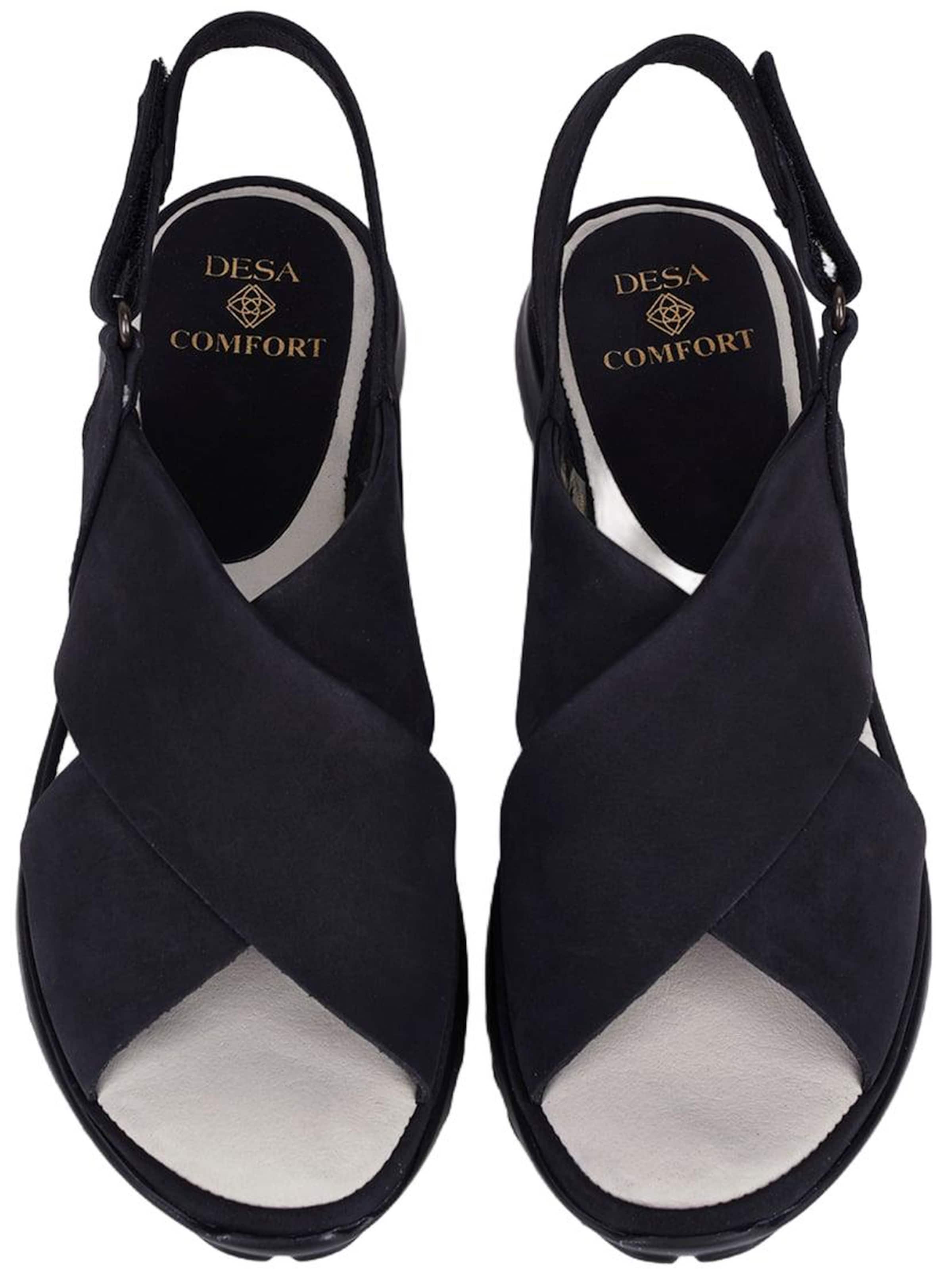 Desa Sandals in Black