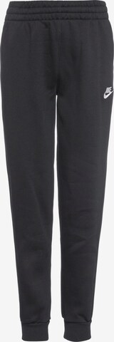 Nike Sportswear Pants 'Club' in Black: front