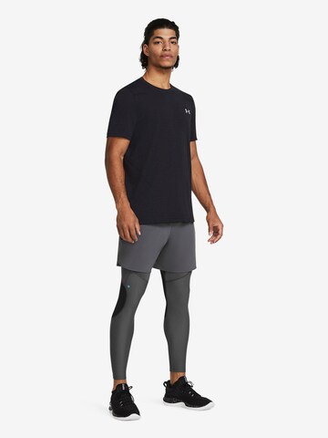 UNDER ARMOUR Regular Sportbroek 'Peak' in Grijs