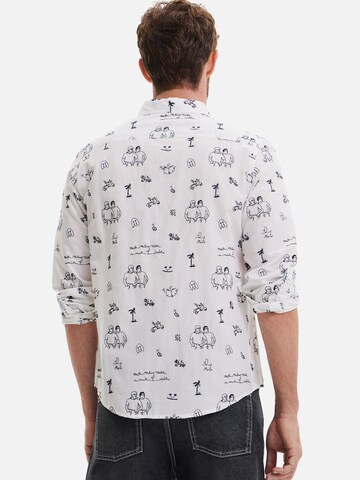 Desigual - Ajuste regular Camisa 'Frank' en blanco