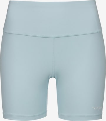 PUMA Skinny Športové nohavice - Modrá: predná strana