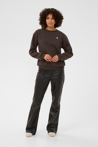 Kaffe Sweatshirt 'Liddy' in Braun