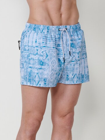 KOROSHI Board Shorts in Blue: front