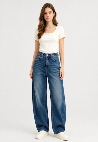 Baggy Jean Elara en bleu