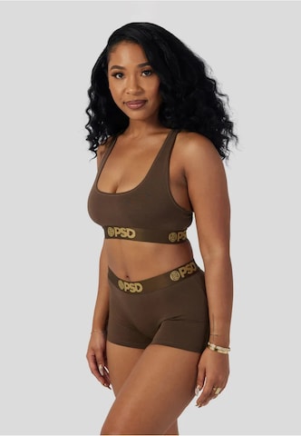 Bustino Reggiseno 'Essential' di PSD in marrone