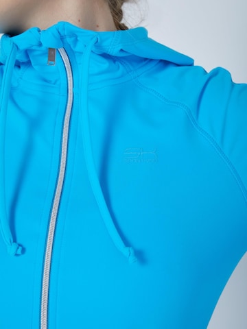 SPORTKIND Sportjas 'Hooded Jogging Jacket' in Blauw
