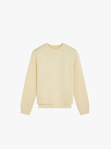 Sweat-shirt Scalpers en jaune : devant
