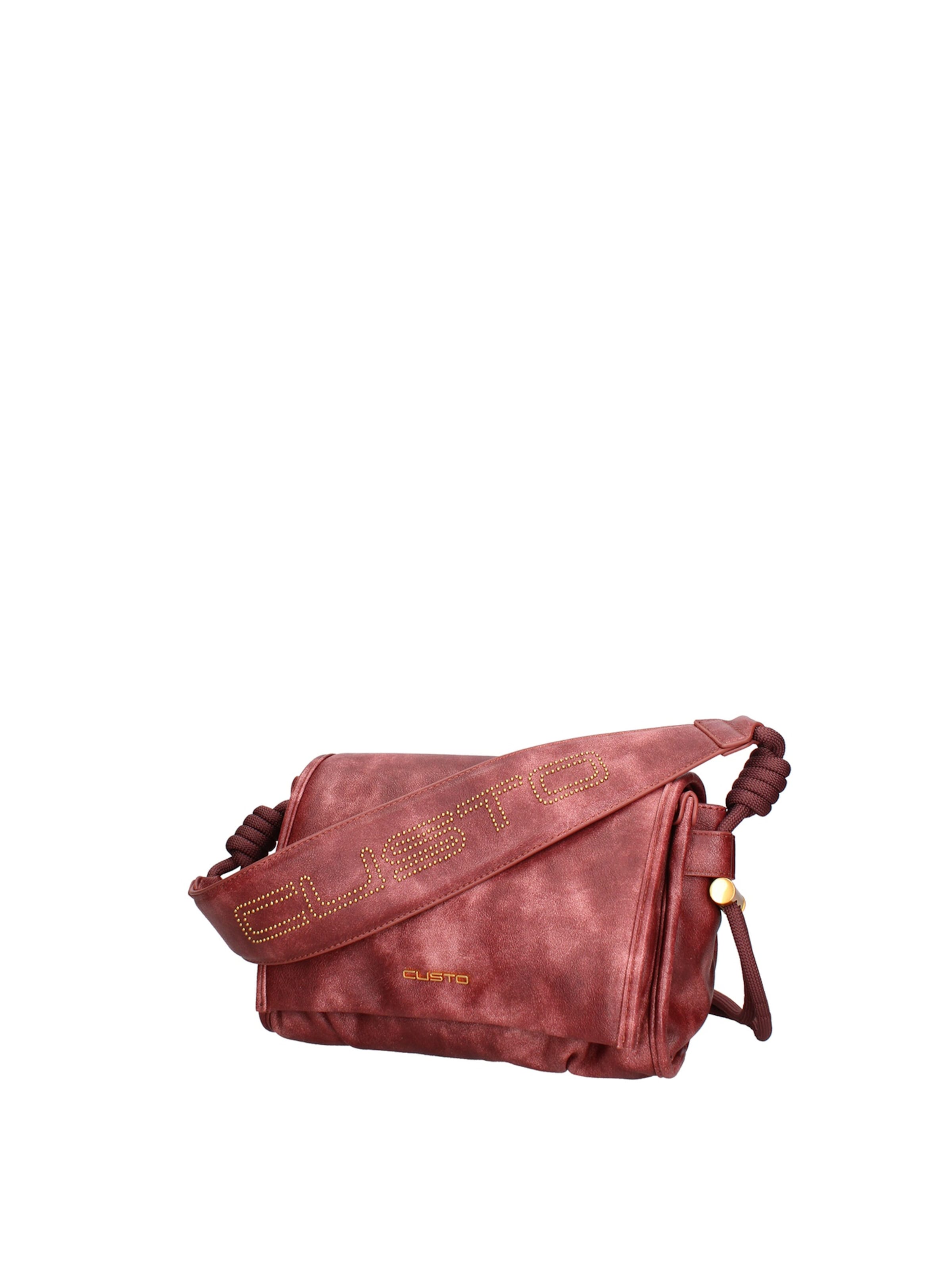 Borsa a spalla di Custo Barcelona in rosso: frontale