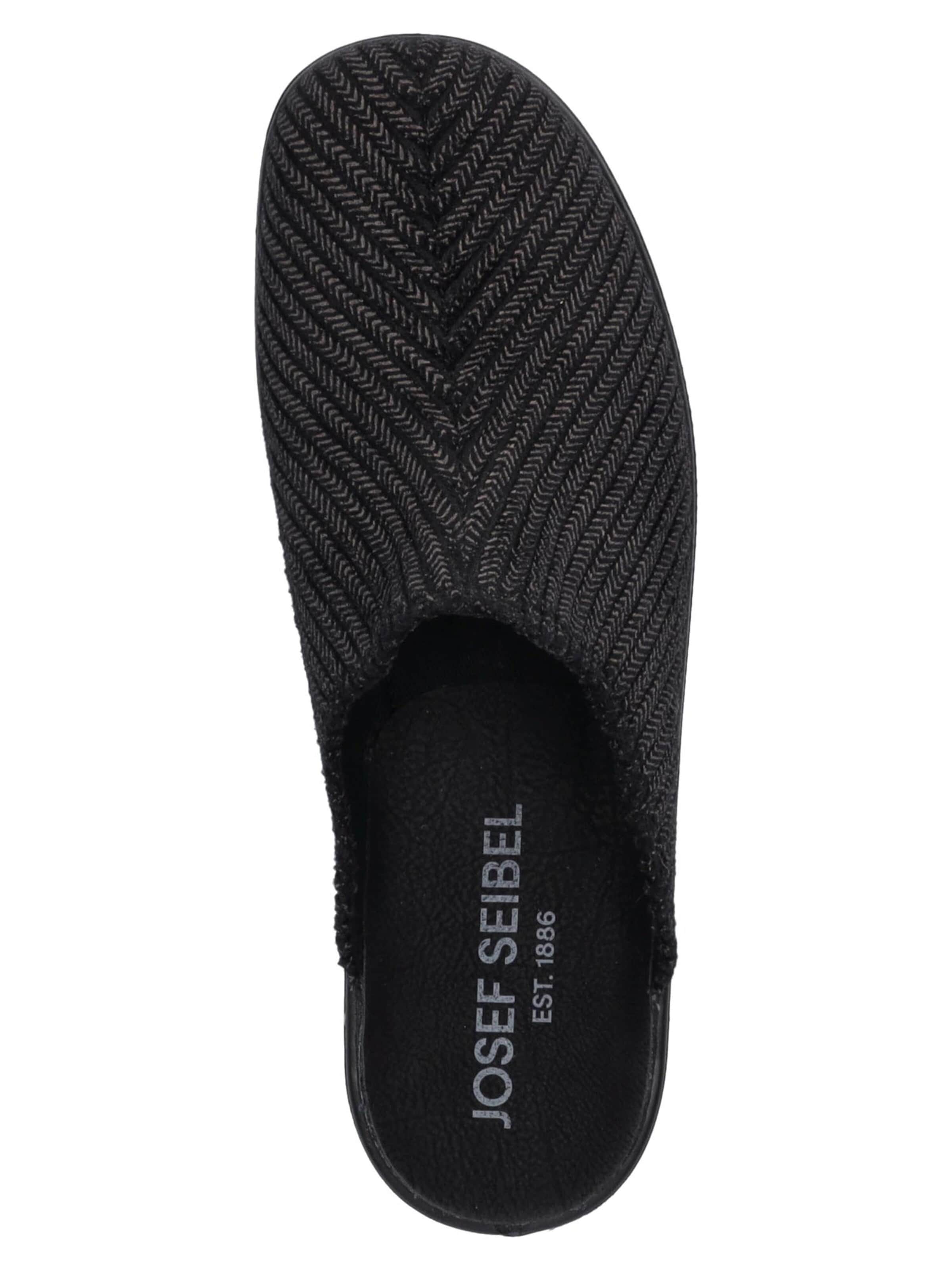 JOSEF SEIBEL Huisschoen 'Belfort 123' in Zwart