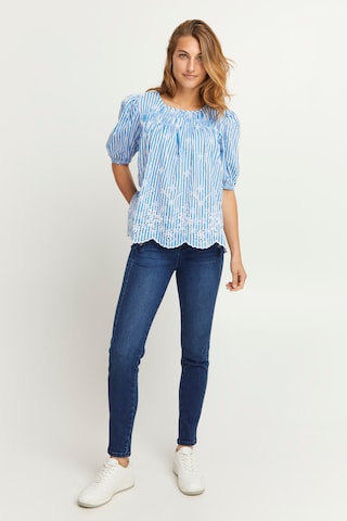 Fransa Blouse 'FRANGI' in Blue