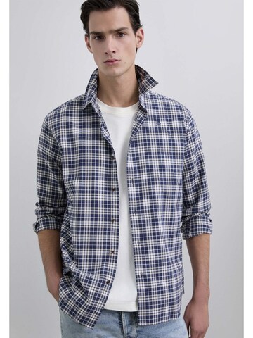 Scalpers Comfort fit Overhemd in Blauw: voorkant