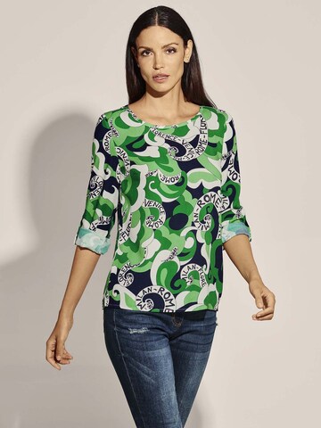 Chemisier MADELEINE en vert : devant