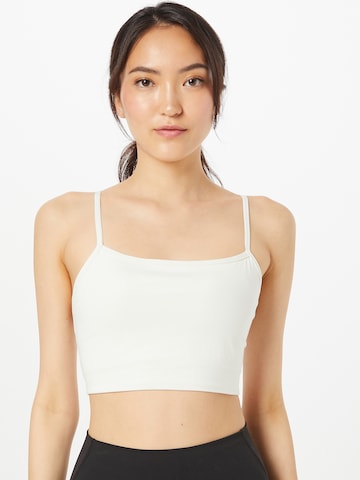 Moonchild Yoga Wear Bralette Bra 'Lunar Luxe' in White: front