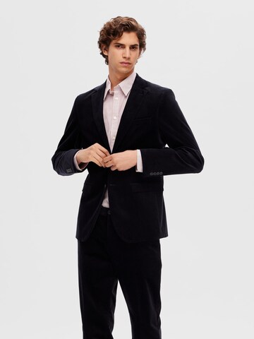 SELECTED HOMME Slim fit Overhemd 'SOHO' in Roze