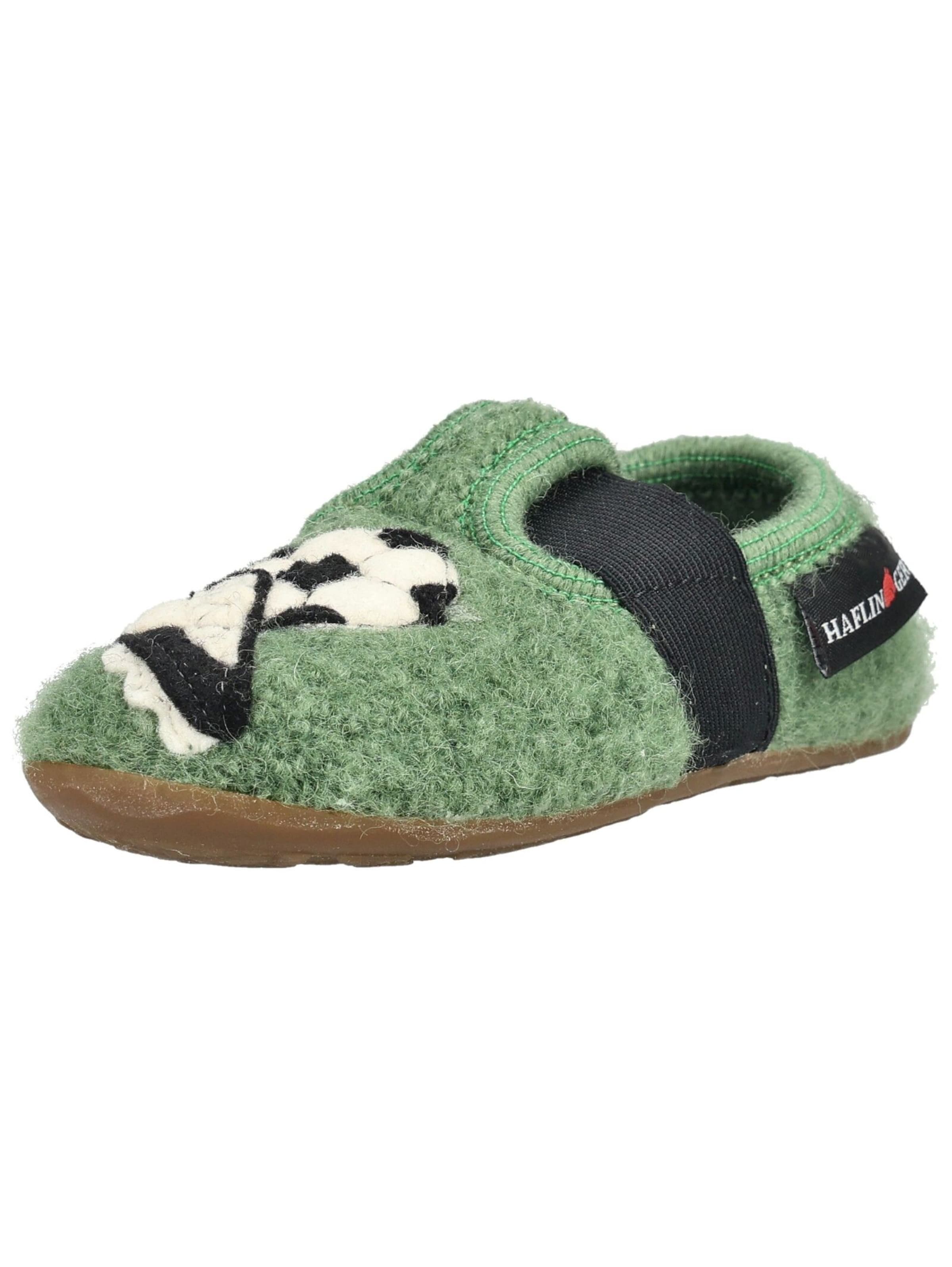 Ciabatta di HAFLINGER in verde: frontale
