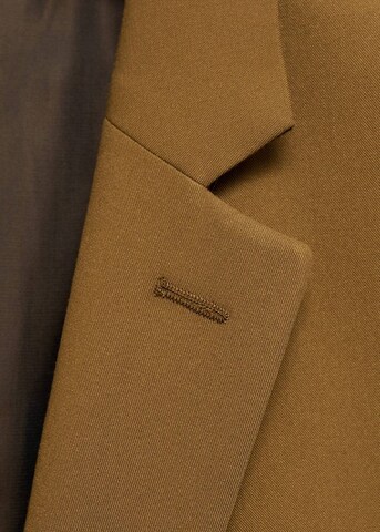 MANGO MAN Slim Fit Sakko 'Paris' in Gelb