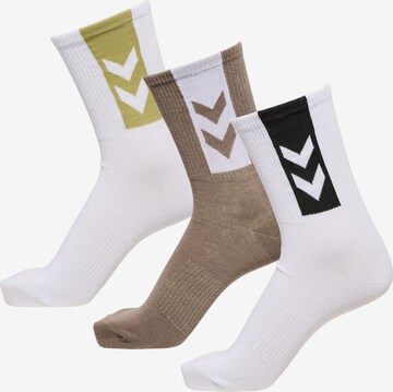 Chaussettes de sport 'Chevron' Hummel en mélange de couleurs : devant