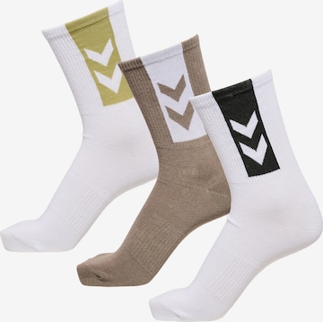 Chaussettes de sport 'Chevron' Hummel en mélange de couleurs : devant