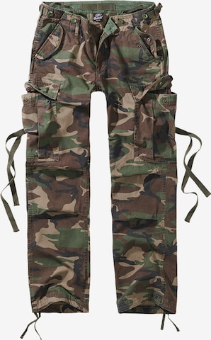 Pantalon cargo Brandit en vert : devant