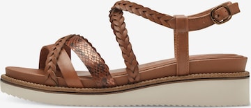 TAMARIS Sandaler med rem i brun