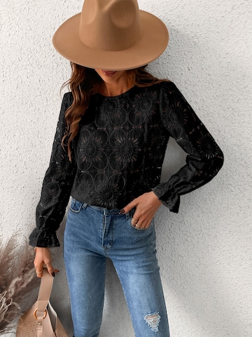 Cupshe Blouse in Black: front