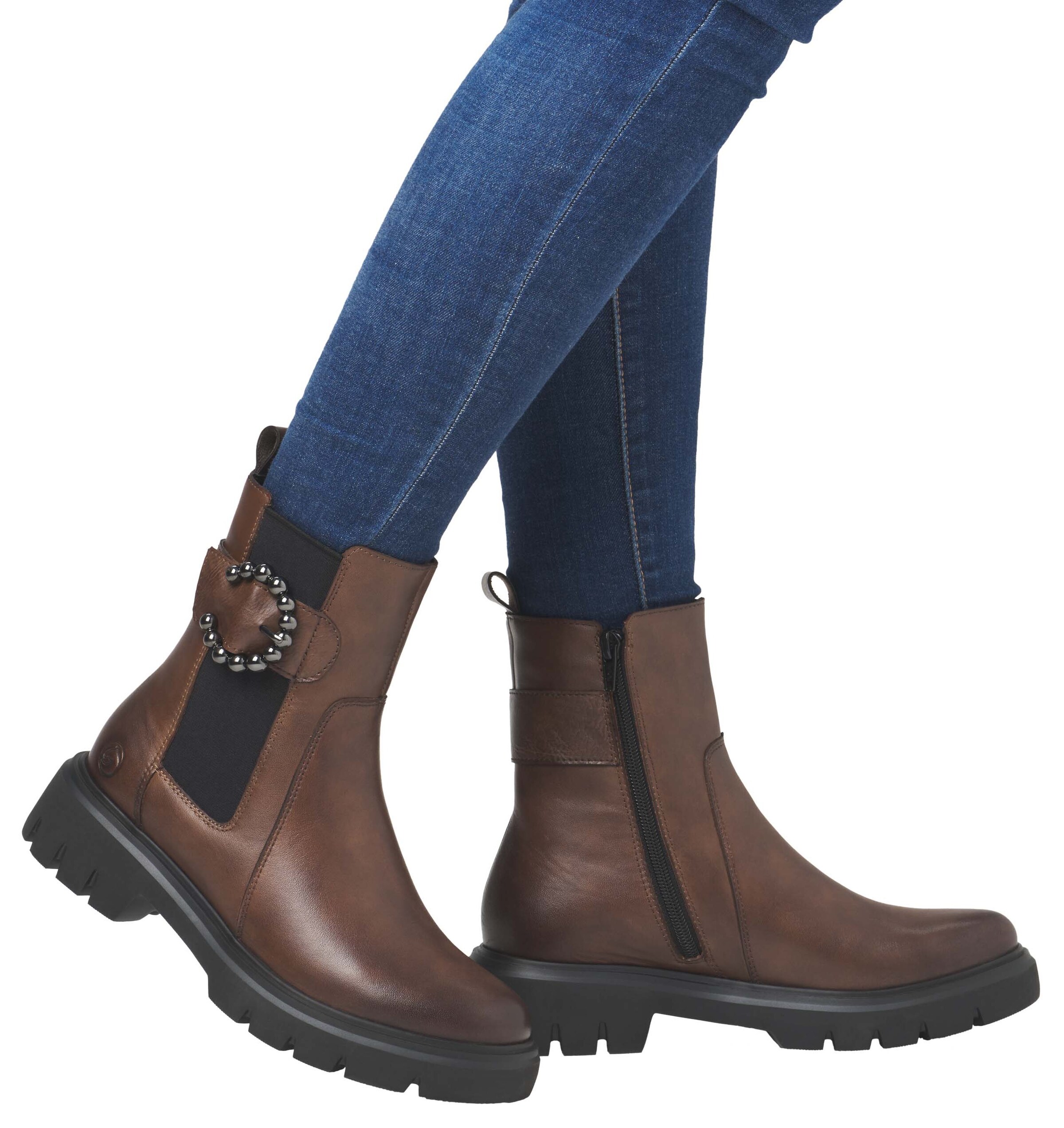 Chelsea Boots REMONTE en marron