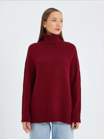 Pullover 'Pullover' di MixRay in rosso: frontale