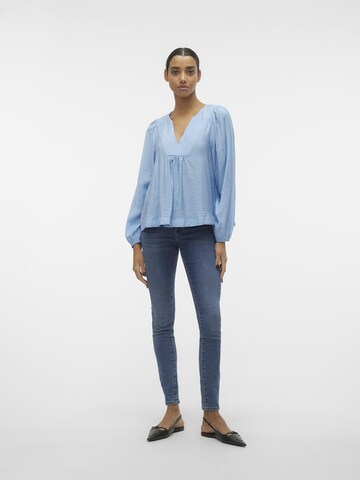 Chemisier VERO MODA en bleu