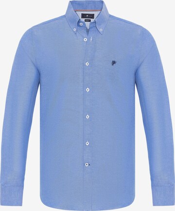 DENIM CULTURE Skjorta 'EDIZ' i blå: framsida