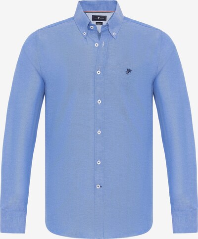 DENIM CULTURE Button Up Shirt 'EDIZ' in Navy / Light blue, Item view