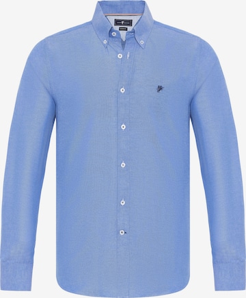 DENIM CULTURE Button Up Shirt 'EDIZ' in Blue: front