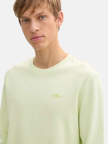 TOM TAILOR Sweatshirt in Green