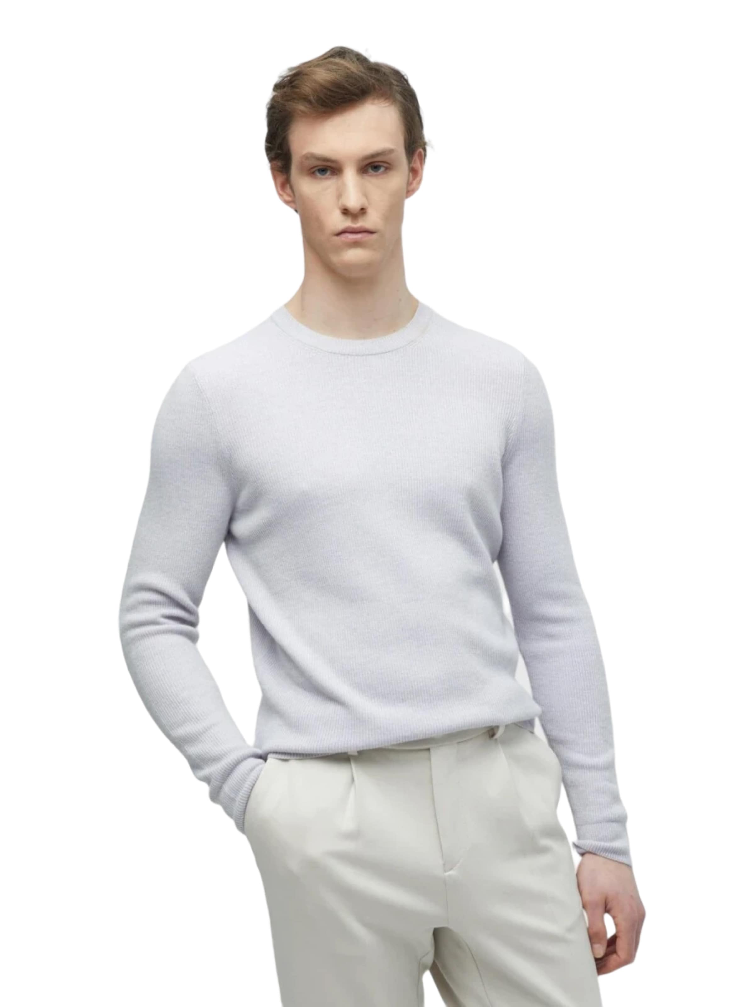 Ramsey Sweater in Grey: front