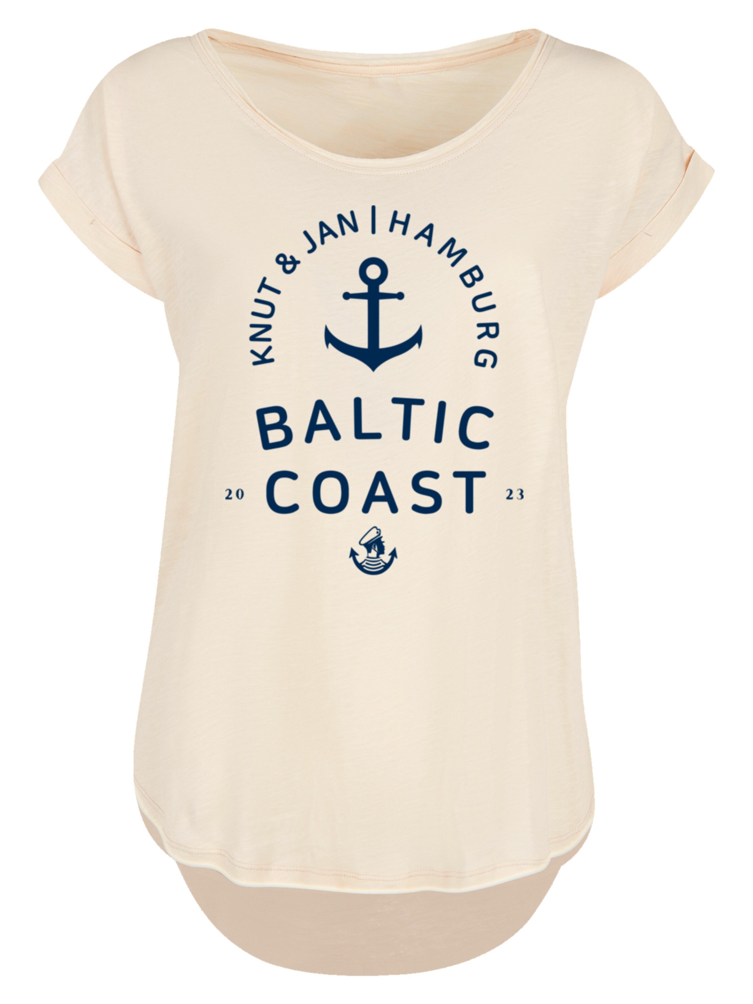 F4NT4STIC Shirt in Beige: voorkant