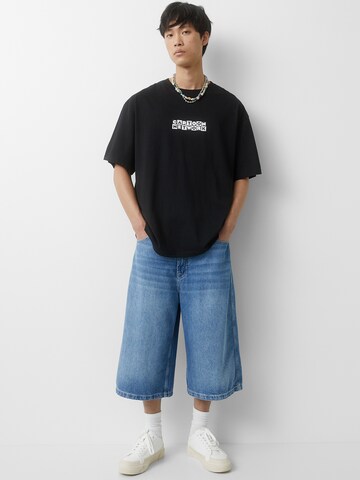 Pull&Bear T-Shirt in Schwarz