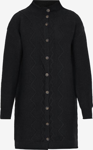 Cardigan DreiMaster Vintage en noir : devant