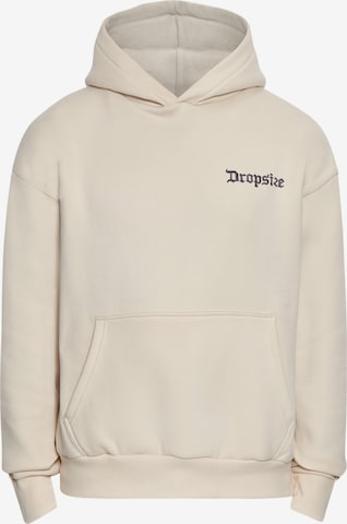 Dropsize Sweatshirt i beige: framsida