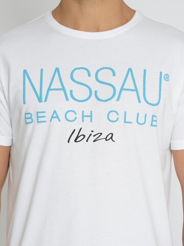 NASSAU Beach Club Shirt ' NB231040 ' in White