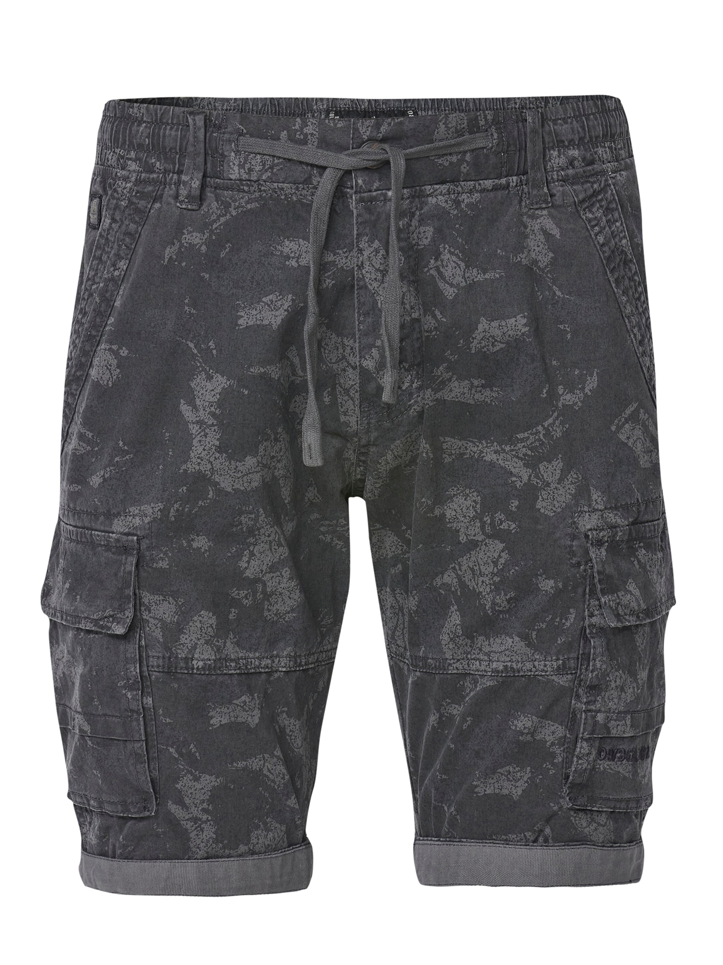 Regular Pantalon cargo KOROSHI en gris : devant