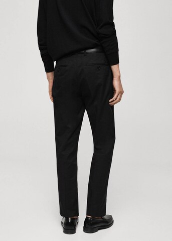 MANGO MAN Regular Pants 'Nicco' in Black